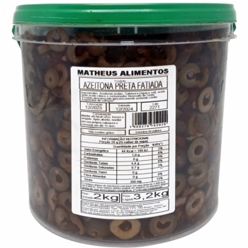 AZEITONA PRETA FATIADA MATHEUS BD 2KG