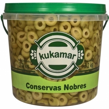 AZEITONA VERDE FATIADA KUKAMAR BD 2KG