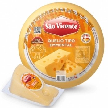 QUEIJO EMMENTAL SAO VICENTE 110G - SKIN PACK
