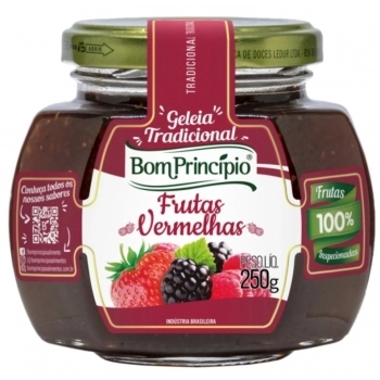 GELEIA DE FRUTAS VERMELHAS BOM PRINCÍPIO 250G