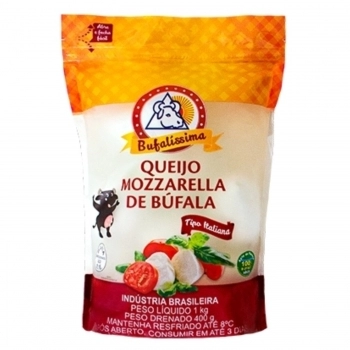 QJ MUSSARELA BUFALA CEREJA 55G SORO BUFALISSIMA BAG 400G