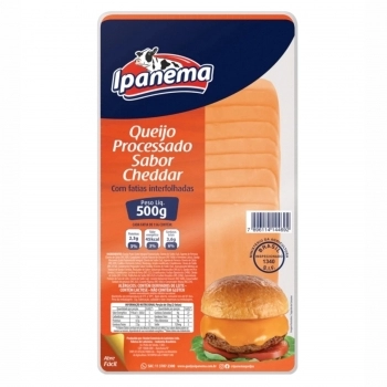 QUEIJO CHEDDAR FATIADO IPANEMA 500G