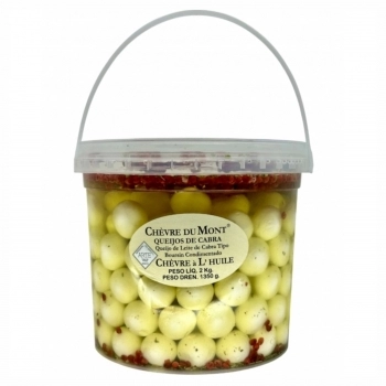 QUEIJO CHEVRE A LHUILE COM ERVAS CHEVRE DU MONTE BD 1.350KG DRE