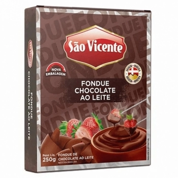 FONDUE CHOCOLATE AO LEITE SAO VICENTE 250G (CX 6UN)