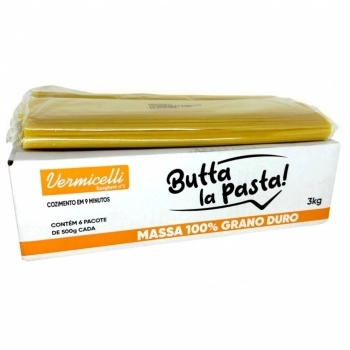 MA SPAGHETTI (VERMICELLI) GRANO DURO \"BUTTA LA PASTA\" 3KG (6X500G)