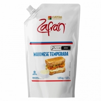 MAIONESE TEMPERADA C/ ERVAS ZAFRAN BAG 1,05KG