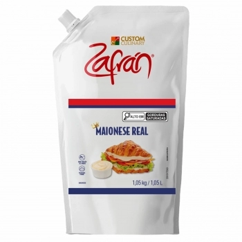 MOLHO MAIONESE REAL ZAFRAN BAG 1,05KG