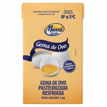 GEMA DE OVO INTEGRAL PASTEURIZADO TP MAXXI 1KG