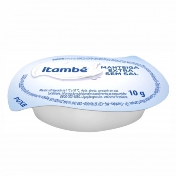 MANTEIGA S/SAL ITAMBE BLISTER 10G CX 192UND