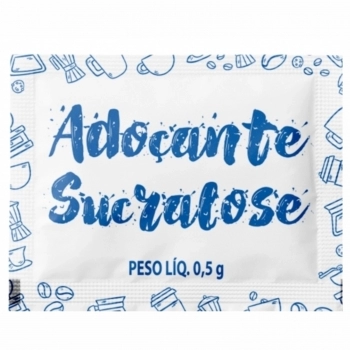 ADOÇANTE SUCRALOSE SACHET 0,6G (CX 1000UND)