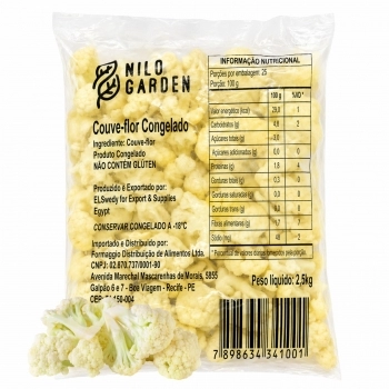 COUVE-FLOR NILO GARDEN IQF 2,5KG