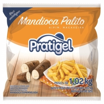 MANDIOCA PALITO PRATIGEL PC 1,02KG