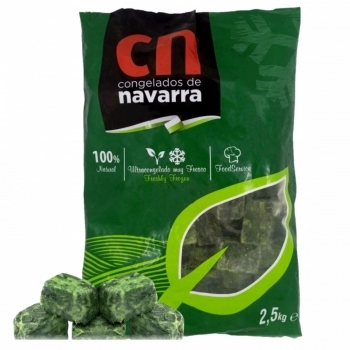 ESPINAFRE FOLHA NAVARRA MINIPORCAO 50G 2,5KG
