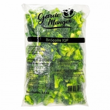 Brócolis Congelado IQF Garde Manger Pacote 2,5kg