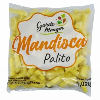 MANDIOCA CONGELADA EM PALITO GARDE MANGER 1,02KG