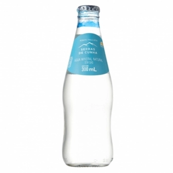 AGUA MINERAL SEM GAS SERRA DE CUNHA 300ML VIDRO PACK 6UND