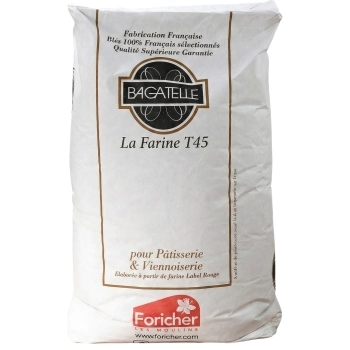 FARINHA DE TRIGO BAGATELLE T45 "FORICHER" SC 25KG