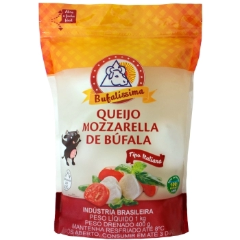 MOZZARELLA BOLA GRANDE SACO 400GR