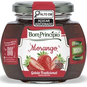 GELEIA DE MORANGO BOM PRINCÍPIO 250G