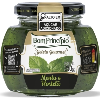 GELEIA DE MENTA E HORTELA BOM PRINCIPIO 250G