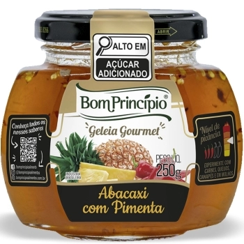GELEIA DE ABACAXI COM PIMENTA BOM PRINCIPIO 250G