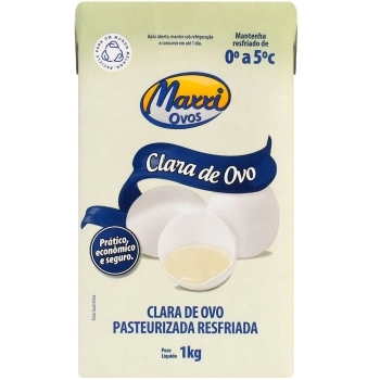 CLARA DE OVO INTEGRAL PASTEURIZADO MAXXI 1KG