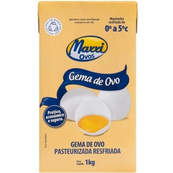 GEMA DE OVO INTEGRAL PASTEURIZADO TP MAXXI 1KG