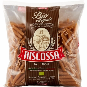 PENNE INTEGRAL RIGATE RISCOSSA 500G