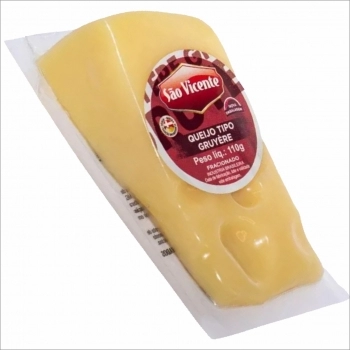 QUEIJO TIPO SUICO (GRUYERE) SAO VICENTE 110G SKIN PACK