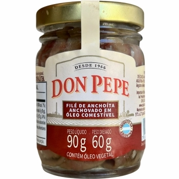 FILES DE ANCHOVAS DON PEPE VD 90G LIQUIDO / 60G DRENADO