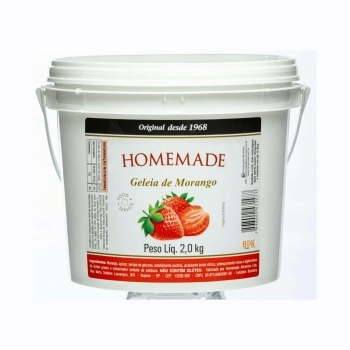 GELEIA MORANGO HOMEMADE BALDE 2KG