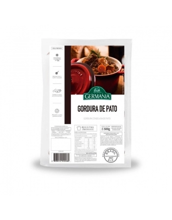 GORDURA DE PATO CONGELADA VILLA GERMANIA 500G CX 12KG(CX 12KG)P.FIXO