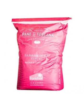 FARINHA DE TRIGO LA TOSCANA T80 \"FORICHER\" SC 25KG - STI