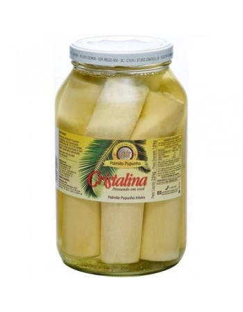 PALMITO PUPUNHA INTEIRO CRISTALINA VD 1,8KG